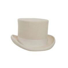 Majestic | Mens Wool Top Hat with Carriage Hat Band is a timeless symbol of sophistication. Made from lightweight wool felt, this top hat boasts a sleek 5-inch crown and a bound edge 2-inch brim. Its ribbon feather band adds an elegant flourish, while the AHM Velcro sweatband ensures a secure and comfortable fit. Perfect for formal occasions or statement wear. Imported to deliver enduring style. Material: Lightweight Wool Felt Shape: Top Hat Trim: Grosgrain Ribbon Band with Red Dotted Feathers B White Carriage, 10 Dollar, True Gentleman, Wool Top, Dapper Gentleman, Hat Band, Top Hat, Timeless Classic, Free Size