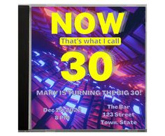 the poster for now that's what i call 30 is displayed on a cd