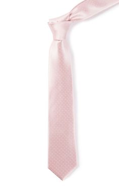 Add the Mini Dots Blush Pink Tie to your wardrobe today. | Tie Bar: Mini Dots Tie - Boys, In Blush Pink, Silk, Dot Champaign Pink, Blush Pink Tie, Blush Pink Ties, Bar Mini, Mens Silk Ties, Plan My Wedding, Style Steal, Tie Men's, Men's Tie