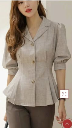 Chiffon Blouses Designs, Formal Tops, Women Blouses Fashion, Fashion Tops Blouse, Sleeves Designs For Dresses, Trendy Fashion Tops, Designer Dresses Casual, Stylish Dresses For Girls