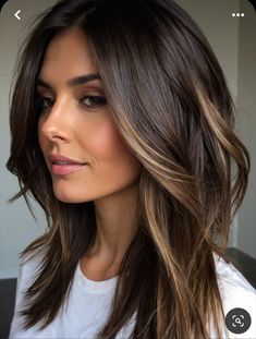 Dark Brunette Balayage, Rambut Brunette, Fall Hair Color For Brunettes, Hair Affair