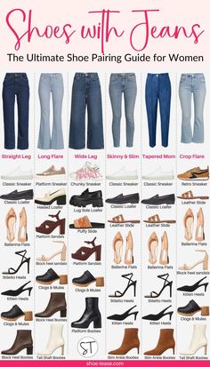 Shoes To Wear With Jeans, Kasut Tumit Tinggi, Blonde Natural, Jeans Outfit Women, Fashion Capsule Wardrobe, Fashion Design Patterns, Bangs Short, Fashion Vocabulary, Everyday Fashion Outfits