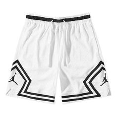 Air Jordan Sport Dri-FIT Diamond Shorts 'White Black' DH9075-100 Football Room, Diamond Shorts, Jordan Shorts, Nike Bags, Basketball Clothes, Shorts White, Cute Simple Outfits, Sport Shorts, Simple Outfits