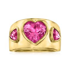 Pink Heart Rings, Purple Stone Rings, Night Set, Gold Heart Ring, On Date, Diamond Heart Ring, Dope Jewelry, Pink Topaz, Natural Gold