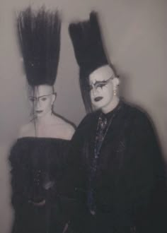 German Goths / Grufties, late 80s Punk Makeup 80s, 1980s Punk, Dark Siders, Traditional Goth, Gothic People, Alternative Subcultures, 80s Goth, New Wave Music, Punk Makeup