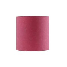 a pink lamp shade on a white background