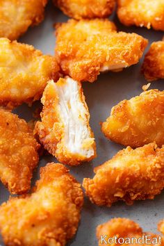 fried chicken nuggets on a plate ready to be eaten