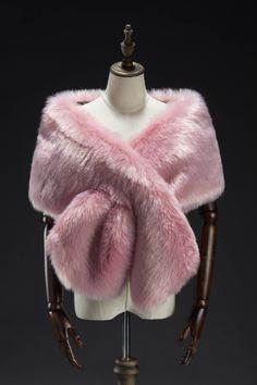 ❥❥beautiful pink and plush faux fur wrap shrug which is fully lined. Perfect for an evening out, a special occasion and any chic fashionista ❥❥choosing superior quality faux fur only to recreate glamorous,realistic elegance and inviting softness of genuine fur ❥❥perfect for keeping comfortable and cozy warmth on a cool day oo oooo oooo ❥❥Fit info: -one size fits all.  -Adjustable hook and eye closures -Customized Sizes Available as well ❥❥Measurement: 65 x 12 inches ❥❥Care instructions -Hand Was Faux Fur Shrug, Bridal Fur, Mode Rose, Glitter Rosa, Chic Fashionista, Faux Fur Wrap, Yennefer Of Vengerberg, Shrugs And Boleros, Fur Wrap