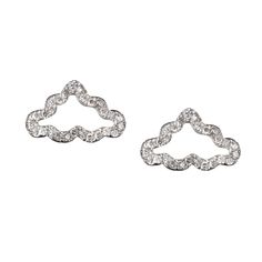 by Tessa Packard Cloud Earrings, Silver Linings, Silver Cloud, Spring Jewelry