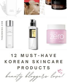 Want to tap into the benefits of a Korean skin care routine that's perfect for your skin care needs but unsure what products to use? Well start with these must-have Korean skin care products and unlock youthful glowing skin and maintain healthy skin every day. If you're looking for skin care solutions for dry skin, oily skin, acne, sensitive skin, clear skin, glass skin or even if you're a beginner, you can't go wrong adding a few of these skin care products to your skin care routine to help you glow up! Korean Skin Care Routine, Skincare For Oily Skin, Oily Skin Acne, Korean Skincare Routine