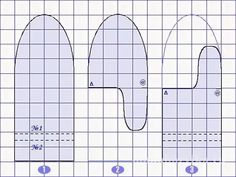 the diagram shows how to make a paper shoe with two holes and one hole at the top