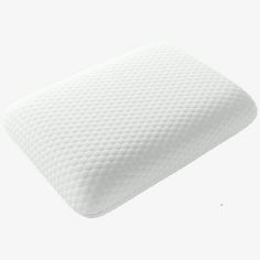 an image of a white pillow that is in the air