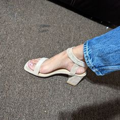 Never Worn, New Sandals , Unsure Of Which Boutique I Bought Them From. Heel Sandals, Shoes Women Heels, Sandals Heels, Shoes Heels, Women Shoes, Sandals, Boutique, Cream, Heels