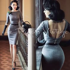 #misswinny1 #Pinup #Classic #Elegance #Sexy #Beauty #Asianpinup #Vintage #Designer Bridget Bardot, Knitting Dress, Casual Styles, Vestidos Vintage