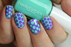 30 Amazing Dots Nail Art Ideas Polka Dot Nail Art Designs, Dots Nail Art, Dot Nail Designs, Polka Dot Nail Art, Dot Nails, Dot Nail Art, Polka Dot Nails, Dots Nails, Holiday Nail