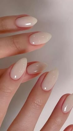 Money Nails, Milky Nails, Subtle Nails, Colorful Nails, Casual Nails, Neutral Nails, Classy Nails, Chic Nails