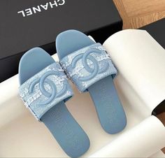 Expensive Jewelry Luxury, Bag Guide, Cute Slippers, Chic Sandals, Chanel Sandals, Bling Shoes, Wedding Shoes Heels, Fresh Shoes