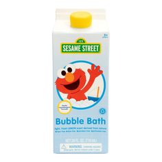 sesame street bubble bath with orange and yellow cap, 32 fl ounces pack of 2