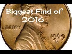 a penny with the words biggest find of 2016 on it and an image of a man's face