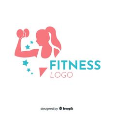 Fitness Logos Ideas, Women Fitness Logo, Gym Logo Design, Pt Logo, Logos Gym, Personal Trainer Logo, Dance Logo, Logo Fitness, Free Logo Templates