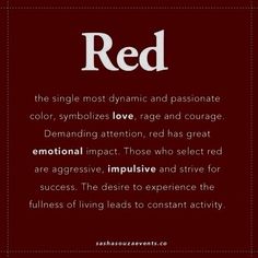 the meaning of red in english