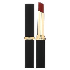 L'Oréal, Colour Riche, Intense Volume Matte Lipstick, 203 Le Rouge Avant-Garde, 0.06 oz (1.8 g) Loreal Lipstick, Healthy Lips, Cosmetics Brands, Protective Packaging, Lipstick Colors, Glass Containers, Intense Colors, Matte Lipstick, Skincare Makeup