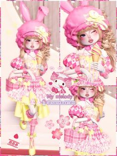 Pink Dti Theme, My Melody Outfit, Sanrio Outfits, Vip Dress, Tiktok Ideas, Hello Kitty Dress, Charmmy Kitty