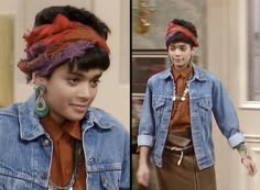 Denise Huxtable Denim Jacket Black 80s Fashion, Denise Huxtable, Cosby Show, The Cosby Show, 80’s Fashion, Lisa Bonet, 80's Fashion, Different World, Zoe Kravitz