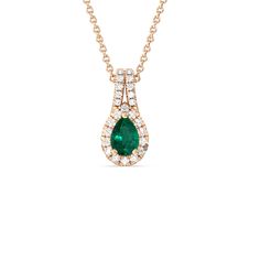 The refined elegance of this gemstone pendant allows you to elevate the look of any outfit in an instant. The pendant features a Pear Shape Emerald on its center framed by a classic halo of lab-grown diamonds. A diamond-studded split bale holds the halo-wrapped colored gem. Halo Pendant, Colored Gems, Lab Diamonds, Pear Shape, Gemstone Necklace, Gemstone Pendant, Pear Shaped, Lab Grown, Lab Grown Diamonds