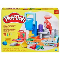 the play doh set is in its box