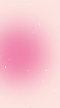 a pink and white background with stars in the sky on it's left side