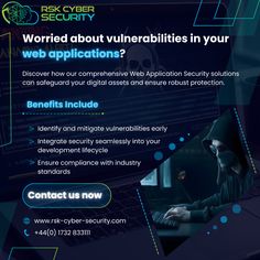 Safeguard your web applications with top-tier security solutions from RSK Cyber Security!

Our comprehensive services ensure your online presence remains secure and resilient against cyber threats.

Protect your data and maintain your customers' trust.

#cybersecurity #rsk Life Cycles, Marketing Campaigns