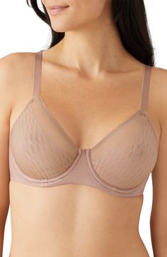 Soft, full-coverage cups and seamless construction offer smooth support in this underwire bra designed for everyday wear. 85% nylon, 15% spandex Hand wash, line dry Imported Coverage Bras, Autumn Beauty, Denim Accessories, Everyday Bra, Baby Boy Shoes, Petite Maternity, Sleek Look, Denim Jumpsuit, Bra Women