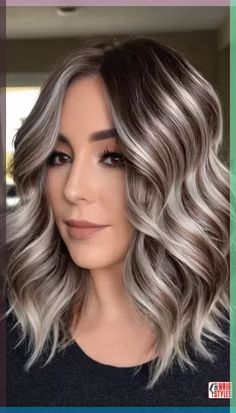 Hairstyle For Prom, Dark Grey Hair, Reverse Balayage, Hair Styles Ideas, Gray Balayage, Embrace Natural Beauty, Simple Prom Hair, Goddess Braids Hairstyles, Gorgeous Hair Color