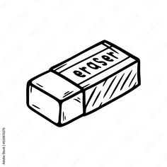 a black and white drawing of a block of wood with the word bros on it