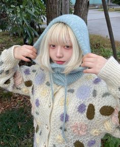 Pink Atmosphere, Korean Crochet, Sick Clothes, Winter Outfits Cold, Iconic Photos, Student Fashion, R C, Harajuku Fashion, Winter Knits