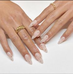 Pretty Winter Nails, Tan Nails, Quinceanera Nails, Nail Tip Designs, Retro Nails, Ombre Acrylic Nails, Simple Acrylic Nails, Acrylic Nails Coffin Pink, Soft Nails