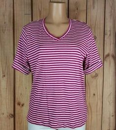 JONES NEW YORK Women's Size XL Short Sleeve V-neck Striped Cotton Shirt Top   Size: XL  Measurements (laying flat): Bust 22" / Length 25"  Material: Cotton  Color: Pink / White   #jonesnewyork #clothing #boutiques #style #shop #shopping #whatstrending #women #clothes #ebaystore #store #sale #womensclothes #womensfashion #ontrend #shopmycloset #ebay #fashion #clothesforsale #forsale #fashionista #womenswear #shoponline #fashiontrends #instacloset Women Clothes, Clothing Boutique, Jones New York, Shirt Top, Ebay Fashion, Boutique Clothing, Cotton Shirt, Clothes For Sale, Clothing Brand