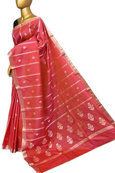 Just pulsify your saree look this festive season with our latest collection of Katan Bangalore silk sarees. Similar to this one which is available in magenta and orange color the whole body shows shows golden and silver zari work with floral weaving on the pallu and the border. Color: A shade of magenta and orange dual-tone color Technique: Amazing work of golden and silver zari work on the body with traditional weaving Fabric: Katan Bangalore Quality: Indyvogue's Assurance of Pure Silk Mark Certified Saree Color Techniques, Traditional Weaving, Saree Look, Banarasi Sarees, Blouse Piece, Saree Blouse, Pure Silk, Orange Color, Blouse Designs