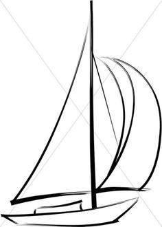 a boat with sails floating on the water