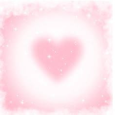 a pink heart with stars in the background