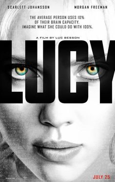 the poster for lucky starring in english and french language, with an image of a woman's face