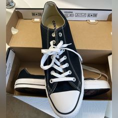 Brand New In Box Never Worn, My Son Didn’t Like Them. Make An Offer Low Cut Converse, Converse Boot, Converse Low Cut, Converse Chuck Taylor Ii, Mens Converse, Yellow Converse, Mid Top Shoes, Converse Low, Vintage Converse