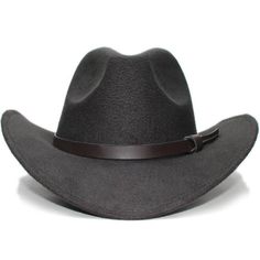 Sport that look from the old days with this Cowboy Hat from Innovato Design. This hat is made from 100% wool thereby making your head warm on a cold weather. Have a picture taken with your little one with you and your child wearing this cowboy hat in a rodeo-themed party or formal party for a moment to remember. The coffee leather band around the hat amplifies the retro style that wins the hearts of many on that night of the party. To adjust the size of the hat, simply pull the rope inside. A pair of this parent-child cowboy hat is perfect to be a present for a family friend or relative who loves matching outfits. You'll surely create a wonderful time with loved ones with this cowboy hat.  Product Highlights:   Comfortable wool material that is perfect for the cold weather  Nine solid colo Vintage Fall Felt Hat, Winter Brimmed Felt Hat, Vintage Hats For Outdoor Fall Use, Vintage Outdoor Hat For Fall, Vintage Fall Hat For Outdoor, Brimmed Felt Hat For Winter, Winter Brimmed Felt Hat, One Size, Winter Felt Hat With Short Brim, Vintage Flat Brim Fedora For Outdoor