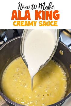 Whip up a family favorite in no time with this easy Ala King Sauce recipe. Only 4 ingredients and 25 minutes to a creamy, delicious meal enhancer. 4 Ingredient Recipes