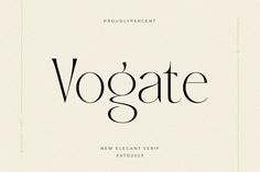 Download Vogate Font for free and preview its timeless serif elegance instantly using our font generator! This versatile serif font is ideal for classic branding and editorial designs. For full access, download the commercial version with a license here. Vogate Font Specifications Font Name Vogate Font Family Vogate Font Style Serif, Regular Full Font Name […] 😍