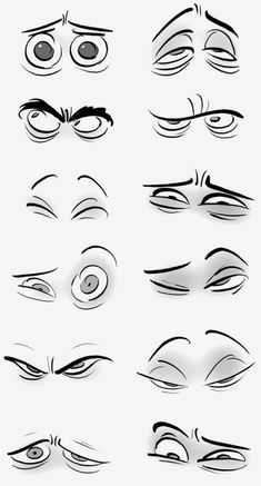 an image of different types of eyes