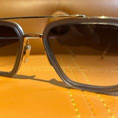 Dita Sunglasses. Good Condition Dita Sunglasses, Gold Black, Sunglasses Accessories, Flight, Mens Accessories, Man Shop, Sunglasses, Gold, Black