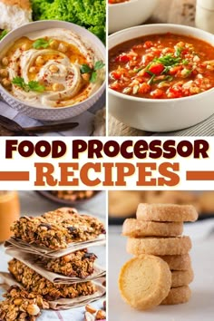 food processor recipes that are easy to make, delicious and quick to eat for the whole family