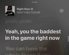 an ad for the right now partynextdoor, which is featured on its website